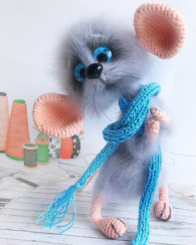[vazaniy_cat] Мышонок крючком (Ксения Щербинина)