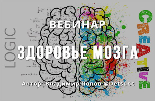 Вебинар Здоровье мозга (Владимир Попов)