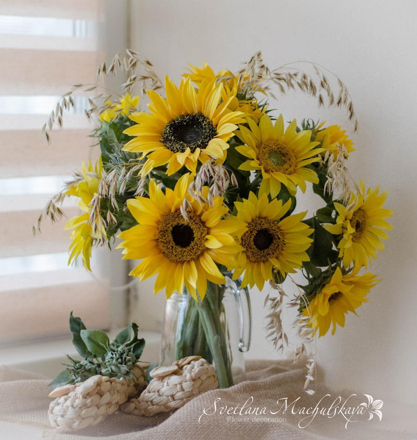Видео мастер-класс "Подсолнухи из фоамирана и полимерной глины" (Светлана Мачульская)