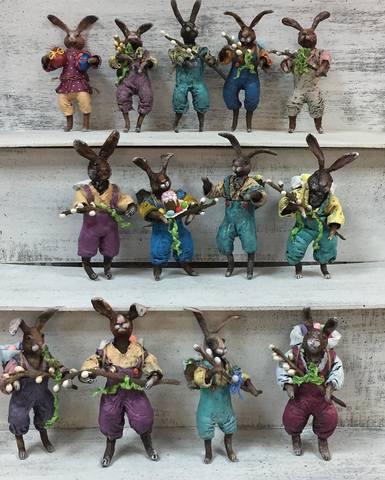 Видео МК "Пасхальный кролик" (Ирина Блинова)