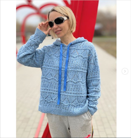 [Вязание]  Свитер «Lace hoodie» (stepmother.queen)
