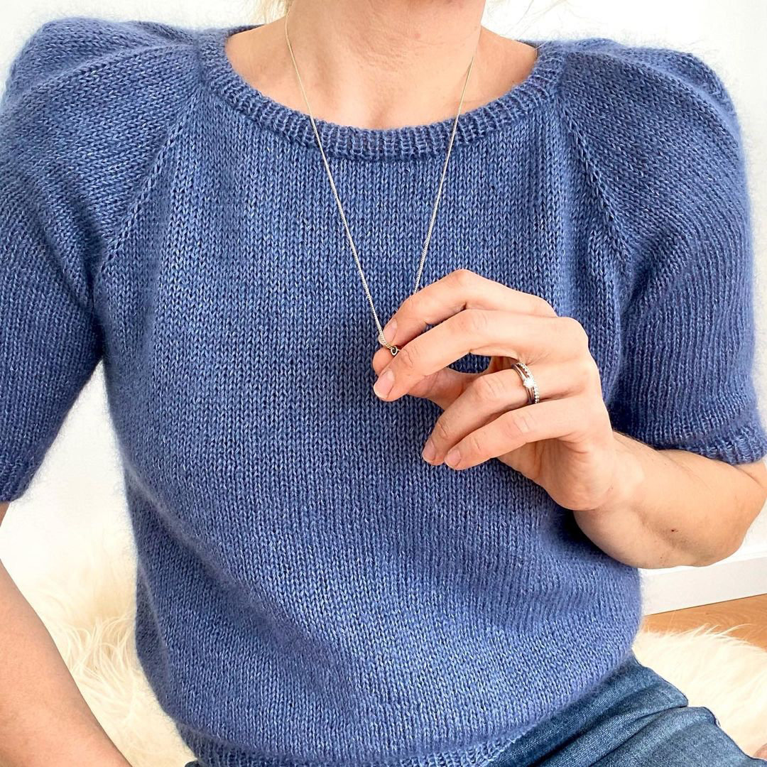 [Вяжи.ру] Блуза с пышным рукавом Leela