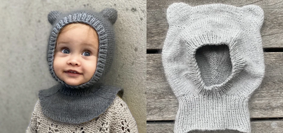 [Вяжи.ру] Детская балаклава с ушками Lillebjørn