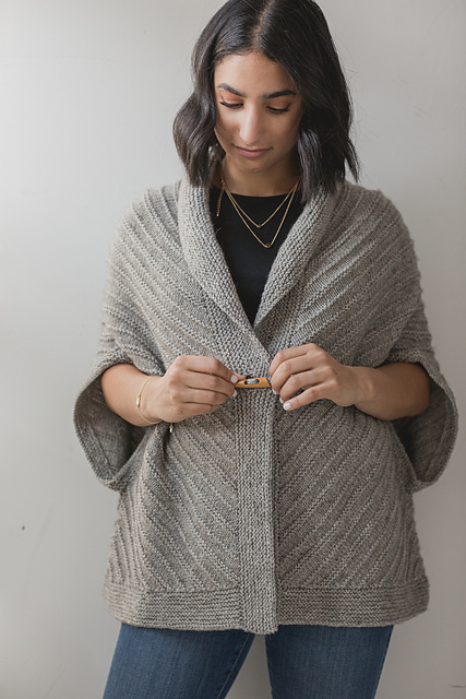 [Вяжи.ру] Кардиган кокон Washington (Illitilli)