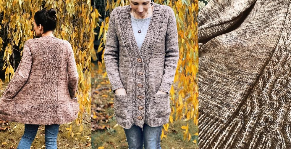 [Вяжи.ру] Кардиган с косами на спине I_am_groot (Мари Анарелла), фото 1 из 1.