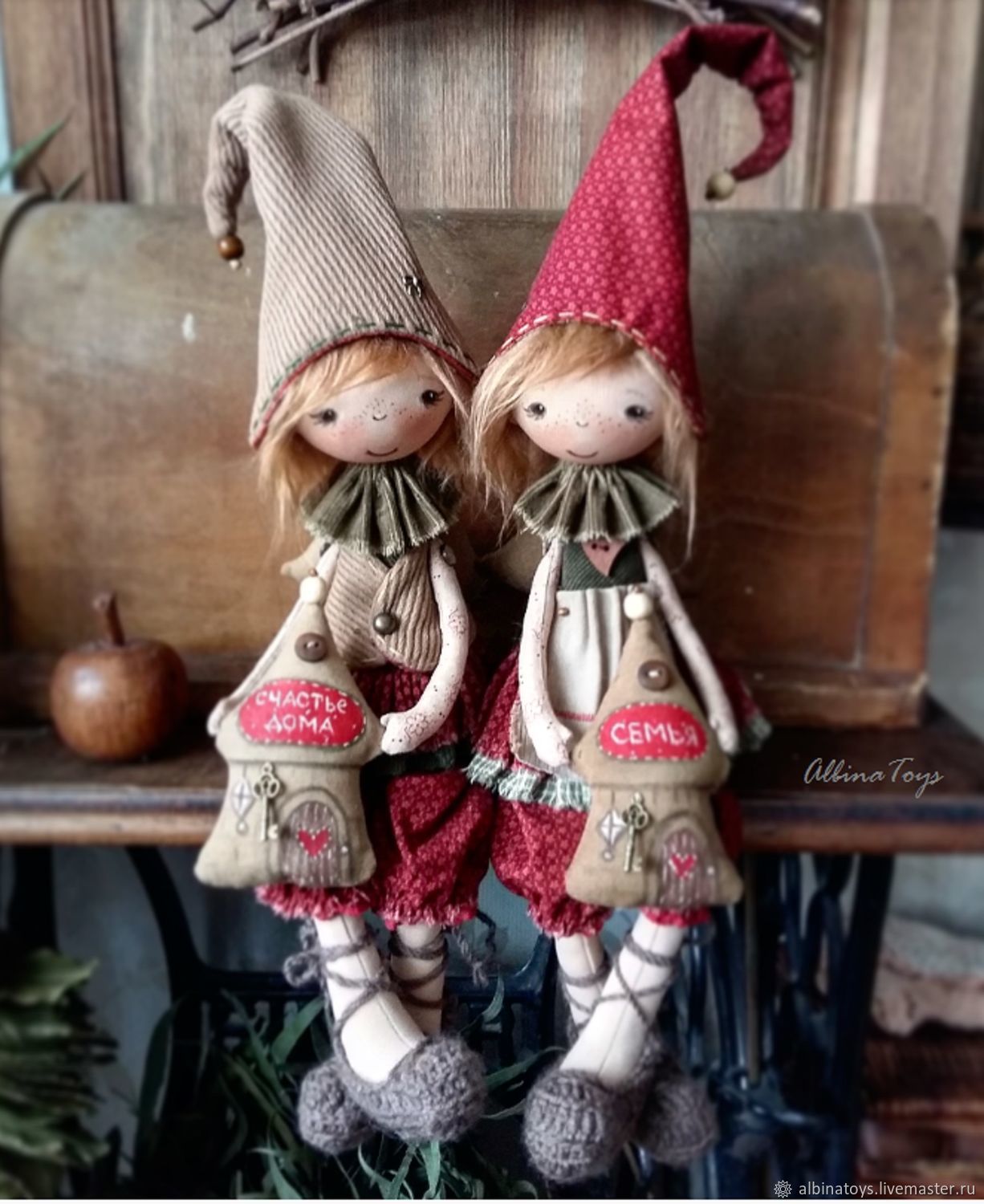 Выкройка куколки "Домовая гномочка" (AlbinaToys)