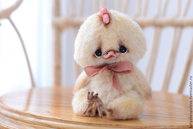 Выкройка+подробный мастер-класс "Цыплёнок"  (Катя Беспалова)