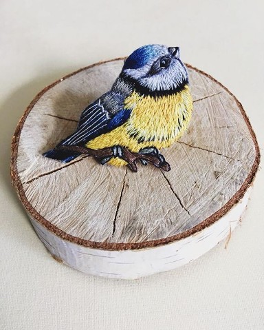 Вышивка гладью «Синичка» [Студия Твори], фото 1 из 1.