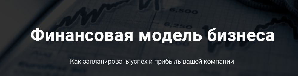 [Webtrening] Финансовая модель бизнеса (Филипп Богачев ,Павел Вешаев)