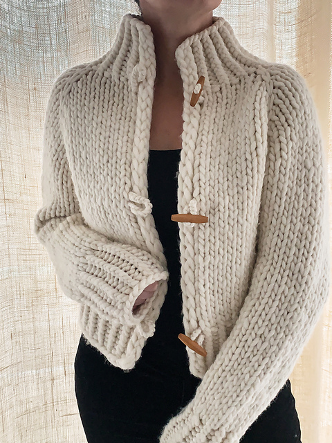 Жакет из толстой пряжи Moxie (Sabina Harnage)