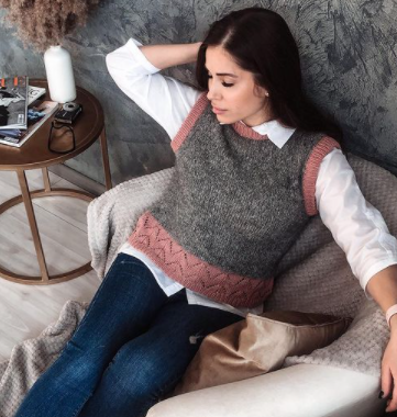 Жилет Freya (suturina_knit)