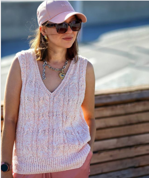 Жилет-Топ Сurly vest (Евгения Гордеева)