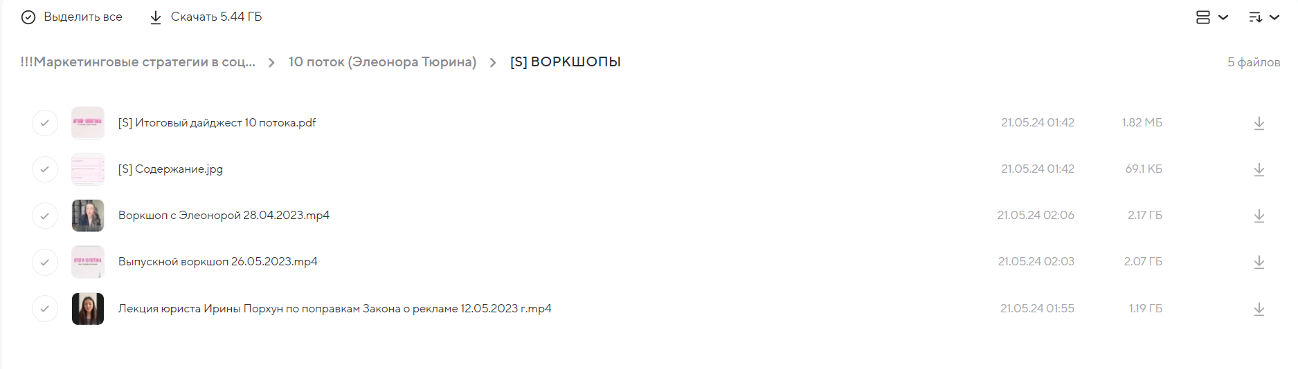 Маркетинговые стратегии в социальных сетях. 10 поток (Элеонора Тюрина)